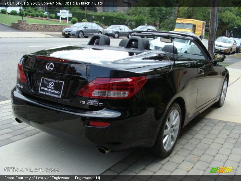 Obsidian Black / Black 2010 Lexus IS 250C Convertible