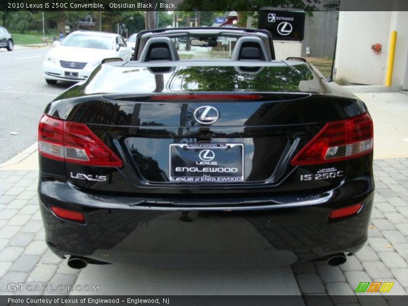 Obsidian Black / Black 2010 Lexus IS 250C Convertible