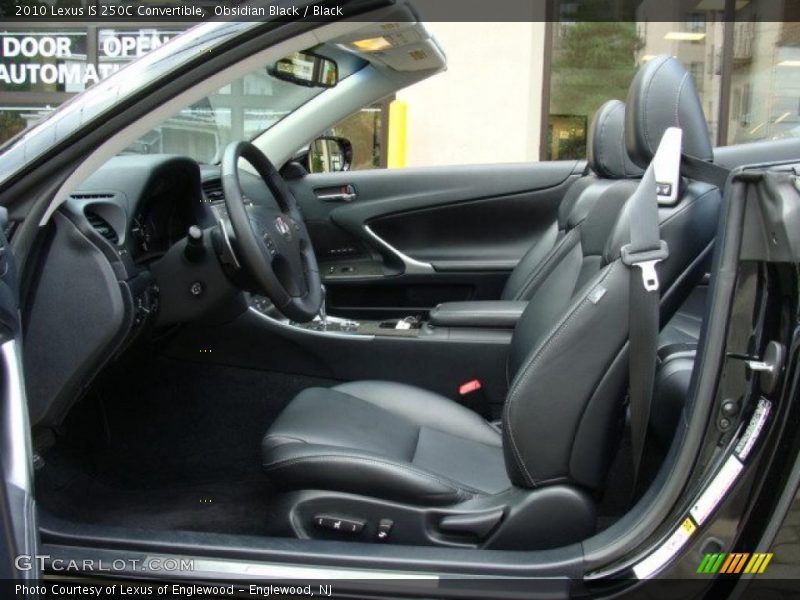 Obsidian Black / Black 2010 Lexus IS 250C Convertible