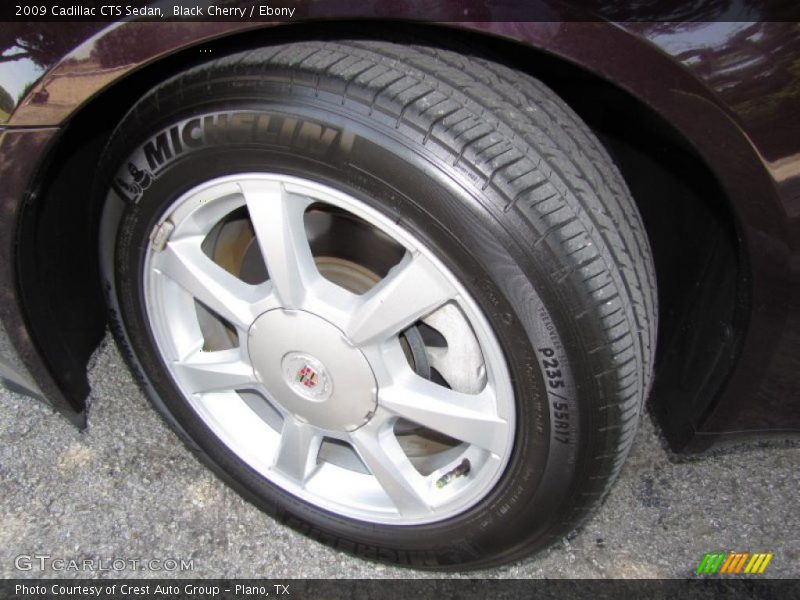 Black Cherry / Ebony 2009 Cadillac CTS Sedan