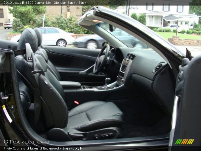 Obsidian Black / Black 2010 Lexus IS 250C Convertible