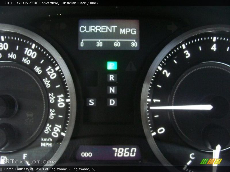 Obsidian Black / Black 2010 Lexus IS 250C Convertible