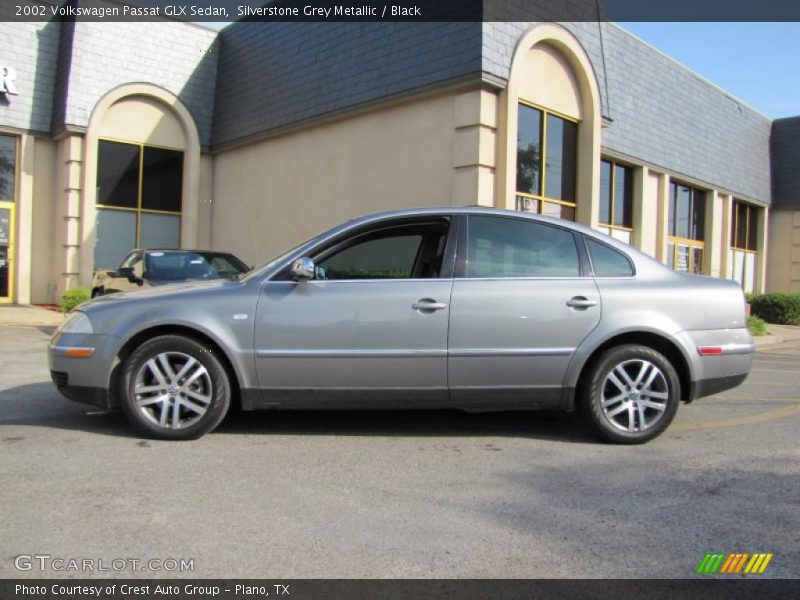 Silverstone Grey Metallic / Black 2002 Volkswagen Passat GLX Sedan