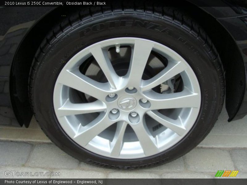 Obsidian Black / Black 2010 Lexus IS 250C Convertible
