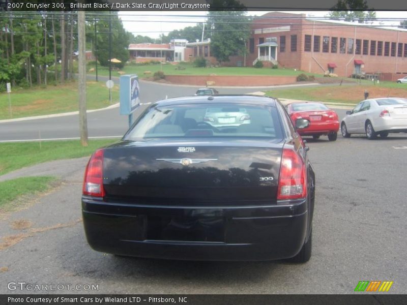 Brilliant Black / Dark Slate Gray/Light Graystone 2007 Chrysler 300