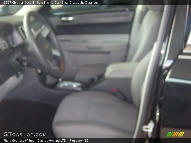 Brilliant Black / Dark Slate Gray/Light Graystone 2007 Chrysler 300