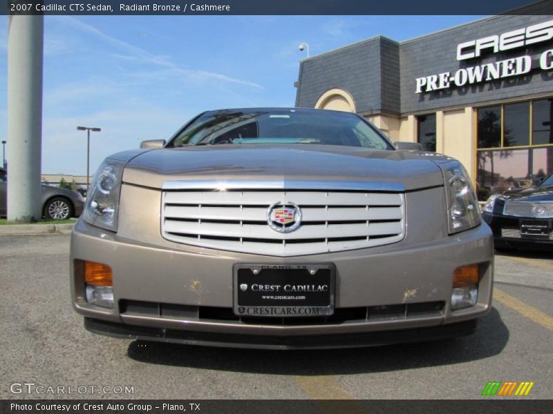 Radiant Bronze / Cashmere 2007 Cadillac CTS Sedan