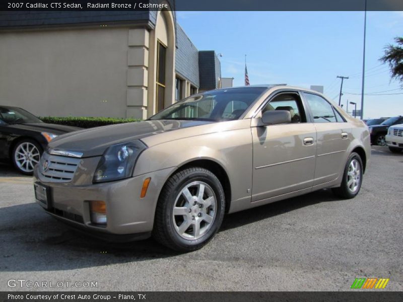 Radiant Bronze / Cashmere 2007 Cadillac CTS Sedan