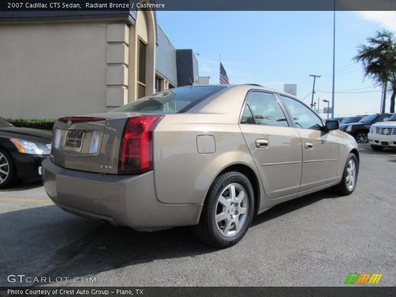 Radiant Bronze / Cashmere 2007 Cadillac CTS Sedan