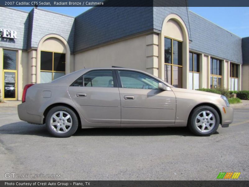 Radiant Bronze / Cashmere 2007 Cadillac CTS Sedan