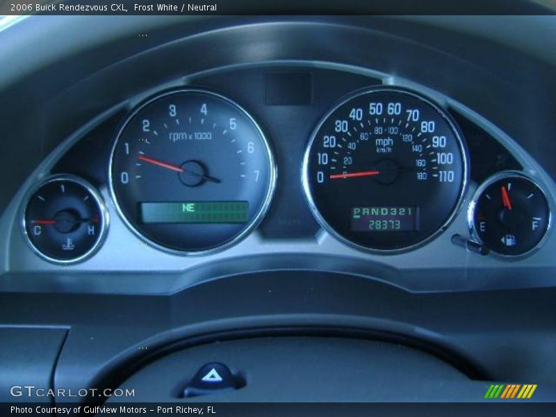 Frost White / Neutral 2006 Buick Rendezvous CXL