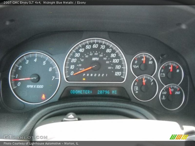 Midnight Blue Metallic / Ebony 2007 GMC Envoy SLT 4x4