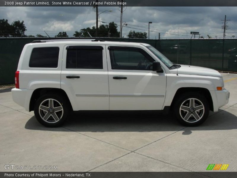 Stone White Clearcoat / Pastel Pebble Beige 2008 Jeep Patriot Limited