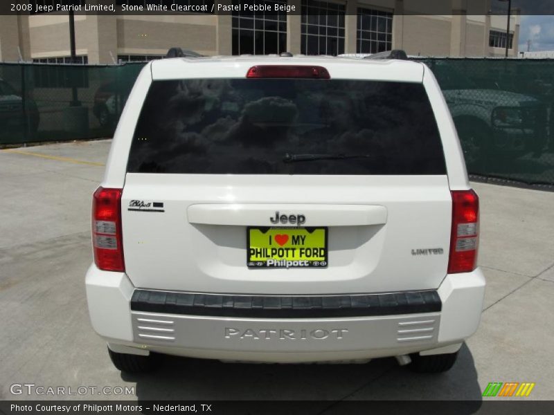 Stone White Clearcoat / Pastel Pebble Beige 2008 Jeep Patriot Limited