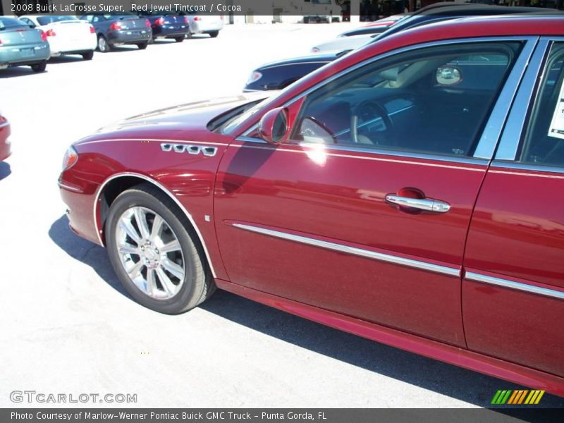 Red Jewel Tintcoat / Cocoa 2008 Buick LaCrosse Super