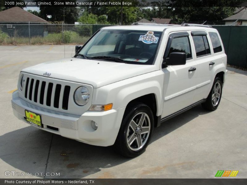 Stone White Clearcoat / Pastel Pebble Beige 2008 Jeep Patriot Limited