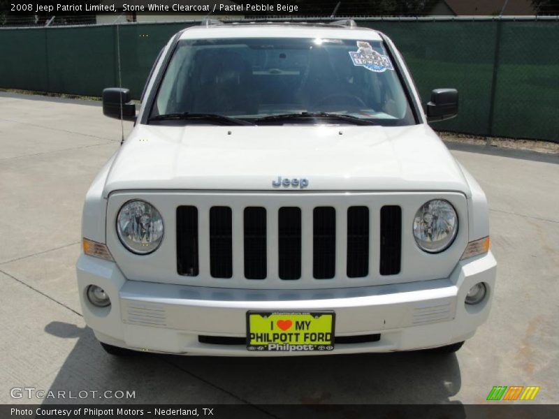 Stone White Clearcoat / Pastel Pebble Beige 2008 Jeep Patriot Limited