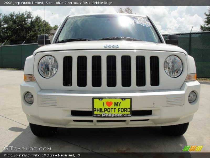 Stone White Clearcoat / Pastel Pebble Beige 2008 Jeep Patriot Limited