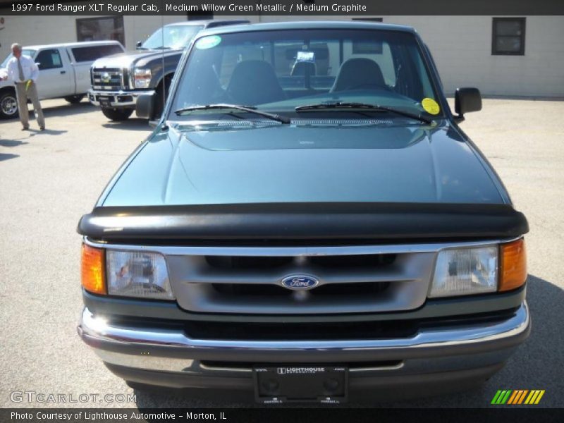 Medium Willow Green Metallic / Medium Graphite 1997 Ford Ranger XLT Regular Cab