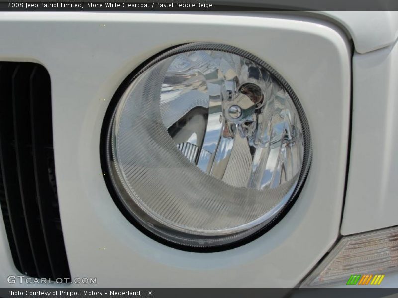 Stone White Clearcoat / Pastel Pebble Beige 2008 Jeep Patriot Limited