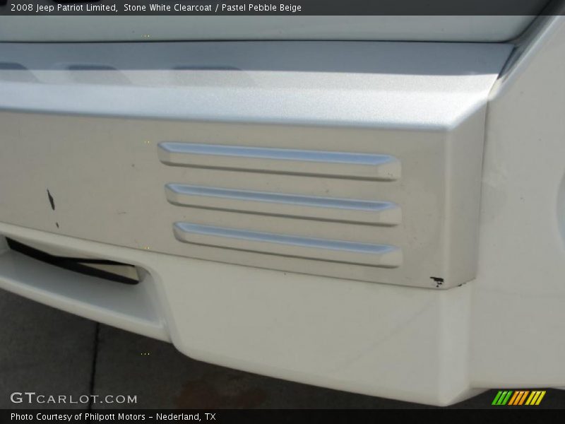 Stone White Clearcoat / Pastel Pebble Beige 2008 Jeep Patriot Limited