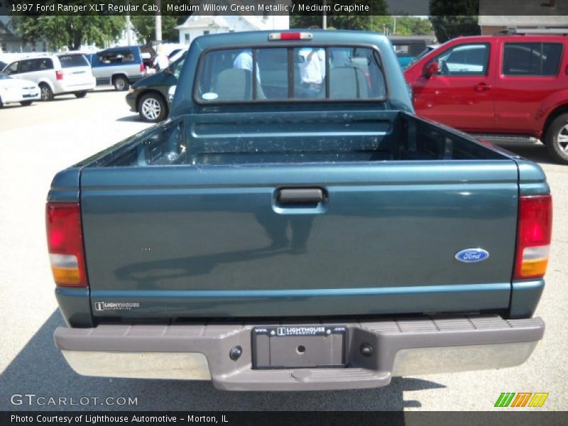 Medium Willow Green Metallic / Medium Graphite 1997 Ford Ranger XLT Regular Cab