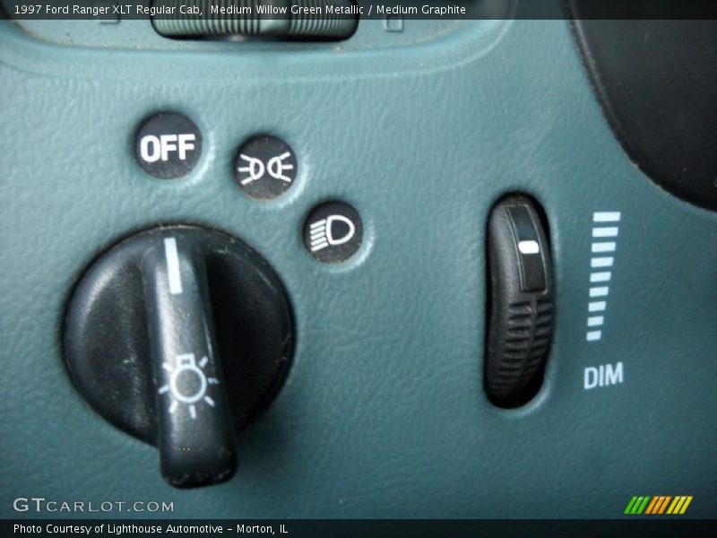 Medium Willow Green Metallic / Medium Graphite 1997 Ford Ranger XLT Regular Cab