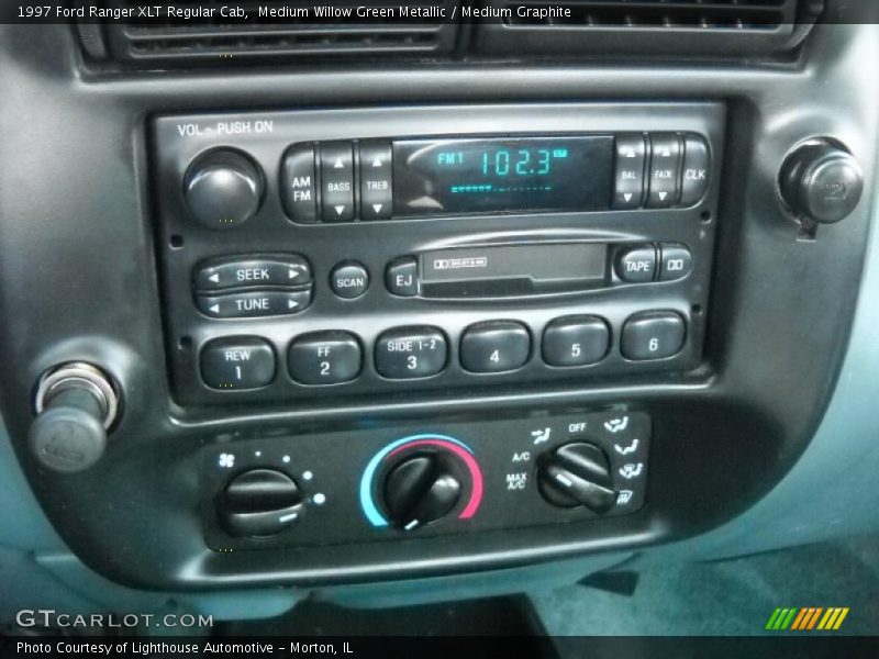 Medium Willow Green Metallic / Medium Graphite 1997 Ford Ranger XLT Regular Cab