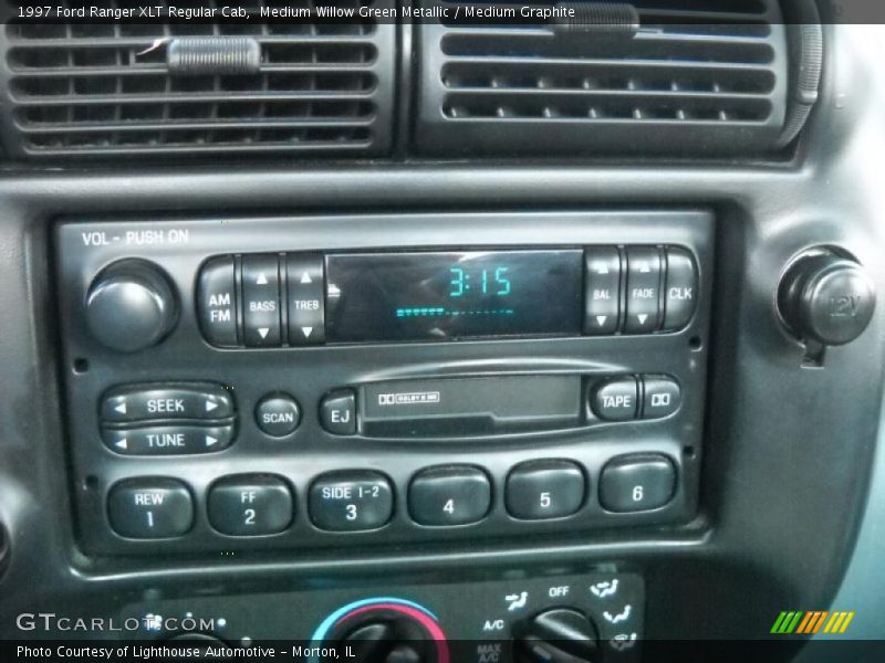 Medium Willow Green Metallic / Medium Graphite 1997 Ford Ranger XLT Regular Cab