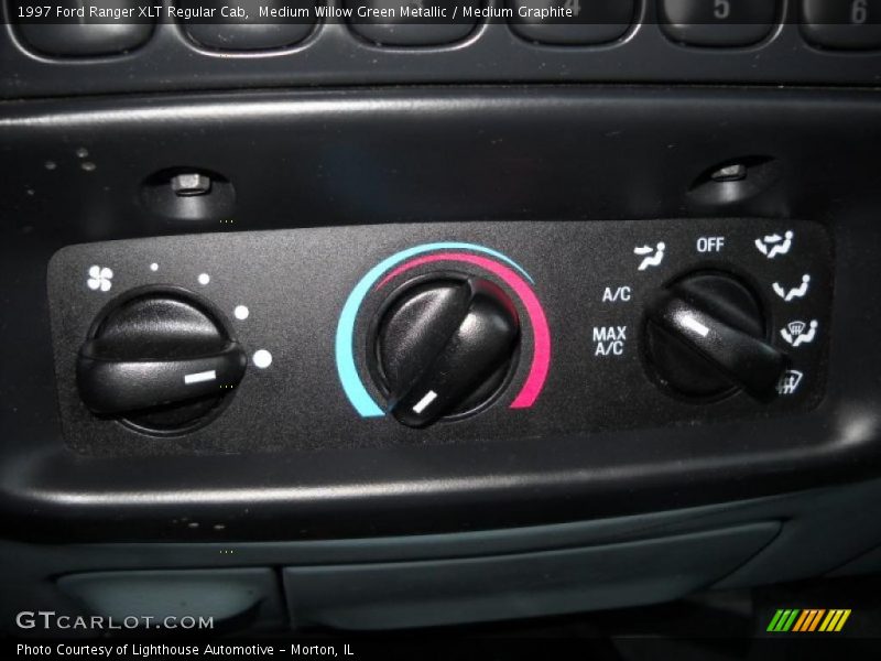 Medium Willow Green Metallic / Medium Graphite 1997 Ford Ranger XLT Regular Cab