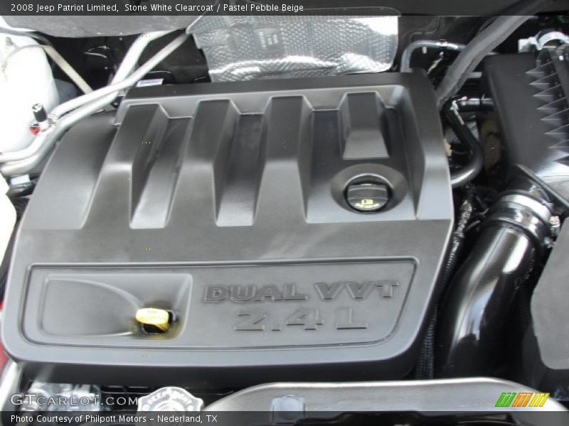 Stone White Clearcoat / Pastel Pebble Beige 2008 Jeep Patriot Limited