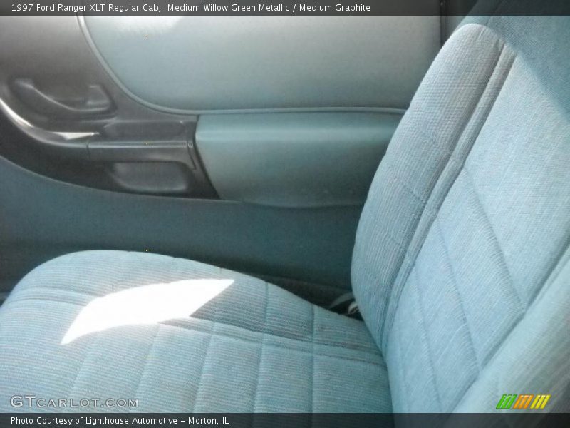 Medium Willow Green Metallic / Medium Graphite 1997 Ford Ranger XLT Regular Cab