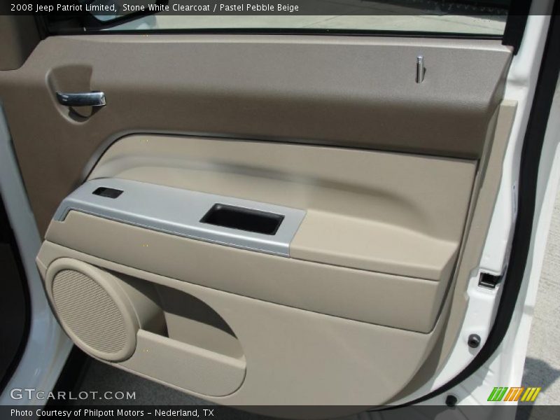 Stone White Clearcoat / Pastel Pebble Beige 2008 Jeep Patriot Limited