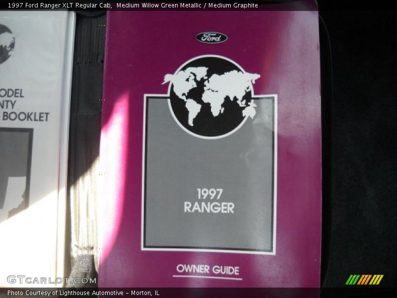 Medium Willow Green Metallic / Medium Graphite 1997 Ford Ranger XLT Regular Cab