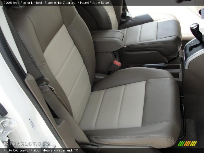 Stone White Clearcoat / Pastel Pebble Beige 2008 Jeep Patriot Limited