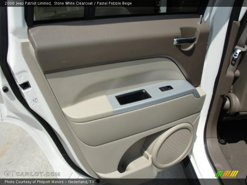 Stone White Clearcoat / Pastel Pebble Beige 2008 Jeep Patriot Limited