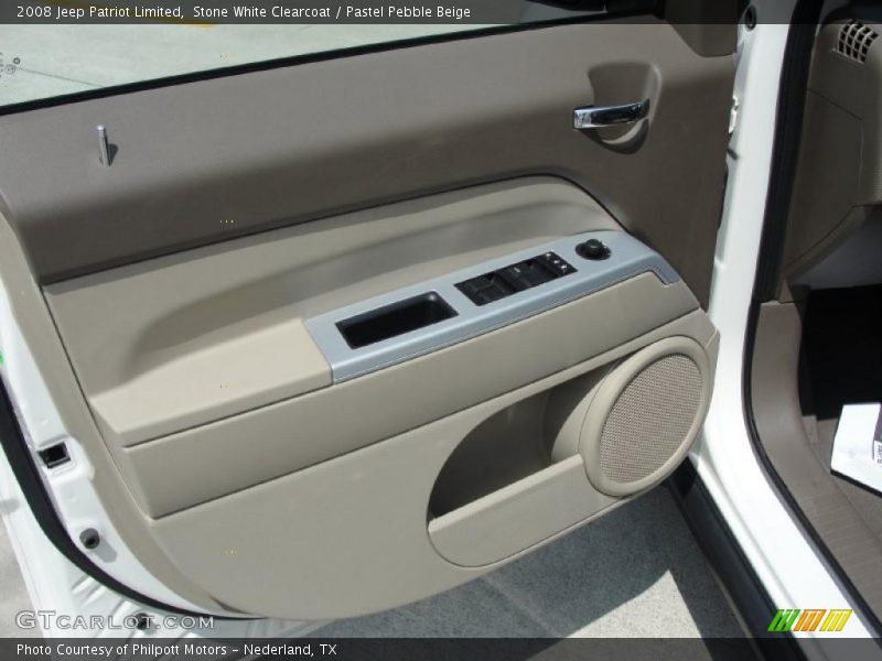 Stone White Clearcoat / Pastel Pebble Beige 2008 Jeep Patriot Limited