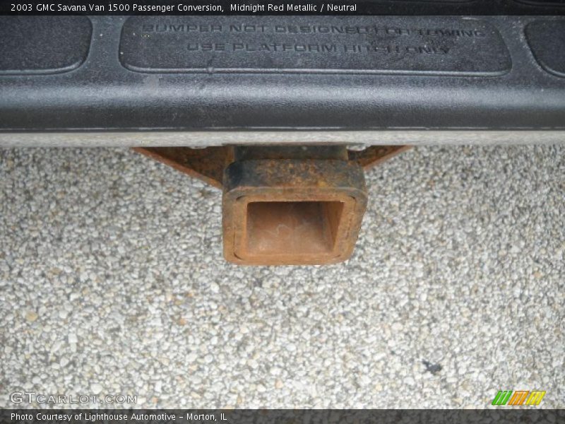 Midnight Red Metallic / Neutral 2003 GMC Savana Van 1500 Passenger Conversion