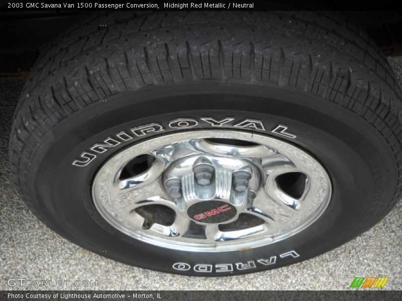 Midnight Red Metallic / Neutral 2003 GMC Savana Van 1500 Passenger Conversion