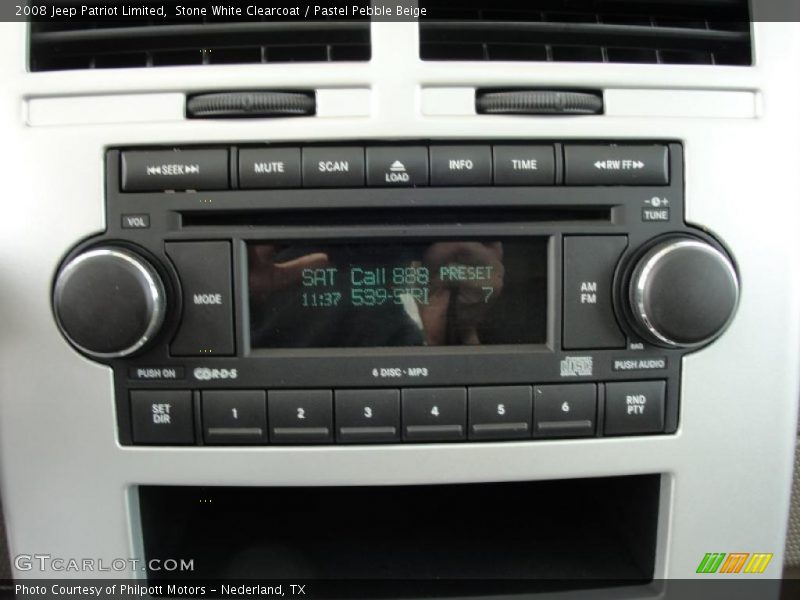 Stone White Clearcoat / Pastel Pebble Beige 2008 Jeep Patriot Limited