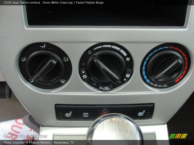 Stone White Clearcoat / Pastel Pebble Beige 2008 Jeep Patriot Limited