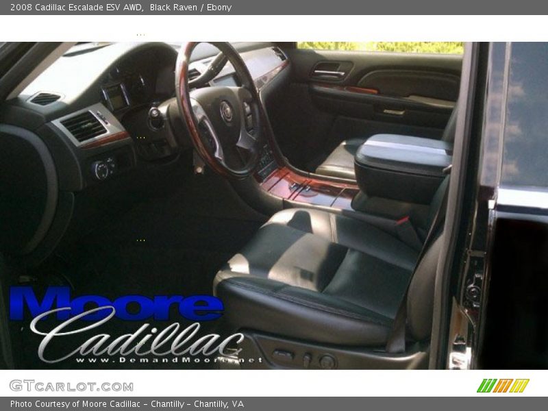 Black Raven / Ebony 2008 Cadillac Escalade ESV AWD