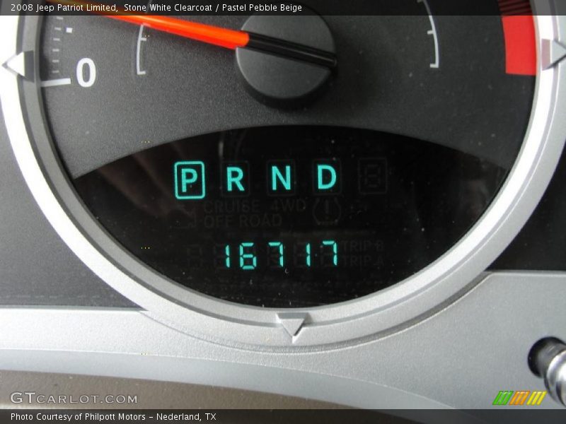 Stone White Clearcoat / Pastel Pebble Beige 2008 Jeep Patriot Limited