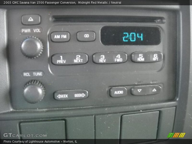 Midnight Red Metallic / Neutral 2003 GMC Savana Van 1500 Passenger Conversion