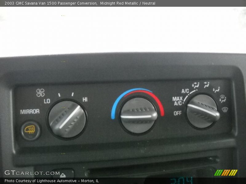 Midnight Red Metallic / Neutral 2003 GMC Savana Van 1500 Passenger Conversion