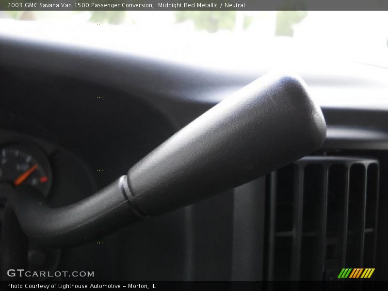 Midnight Red Metallic / Neutral 2003 GMC Savana Van 1500 Passenger Conversion