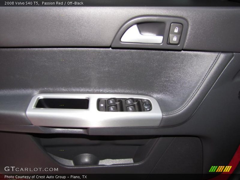Passion Red / Off-Black 2008 Volvo S40 T5