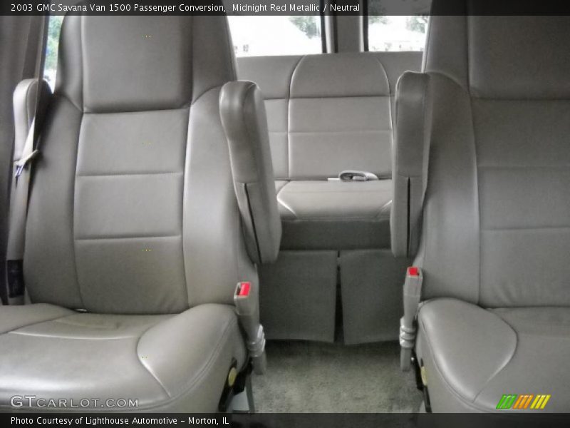 Midnight Red Metallic / Neutral 2003 GMC Savana Van 1500 Passenger Conversion