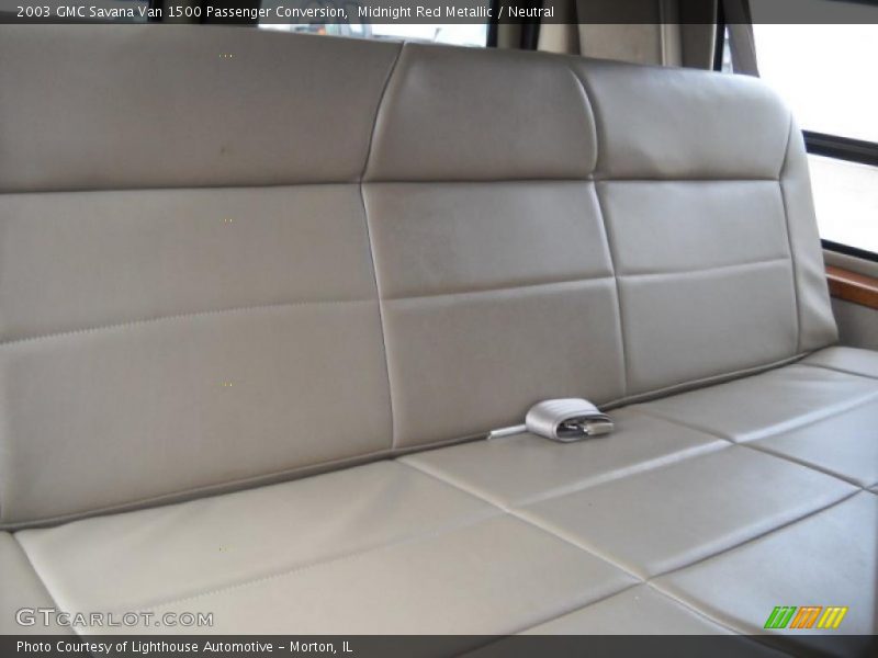 Midnight Red Metallic / Neutral 2003 GMC Savana Van 1500 Passenger Conversion
