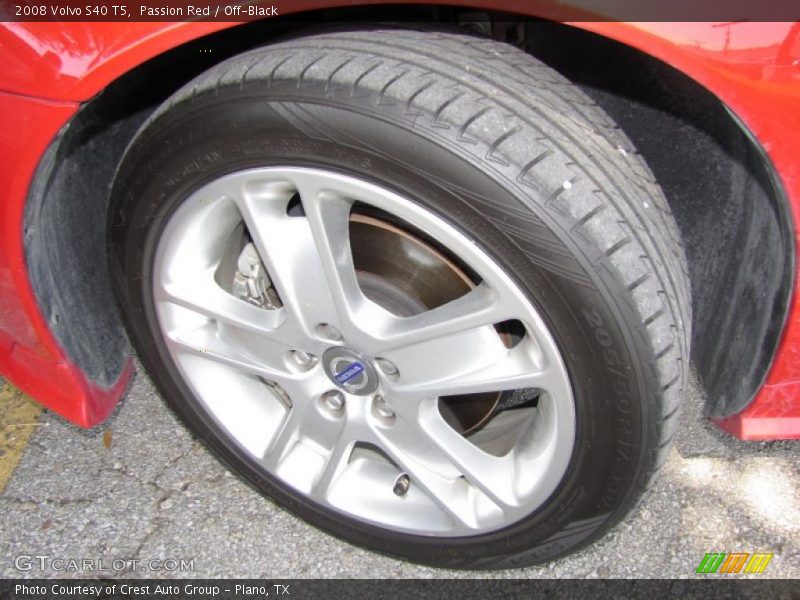 Passion Red / Off-Black 2008 Volvo S40 T5